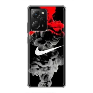 Силіконовый Чохол на Xiaomi POCO X5 Pro (5G) з картинкою НАЙК (Nike дим)
