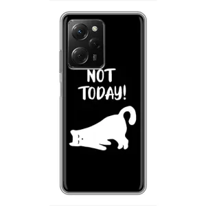 Бампер с изображением Котиков для Поко X5 про (5G) (Not Today)