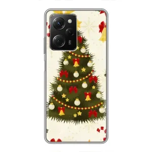 Чехол Новогодняя Елка на Xiaomi POCO X5 Pro (5G) (Новогодний принт)