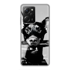 Чехол ДОБЕРМАН для Xiaomi POCO X5 Pro (5G) (Опасный доберман)