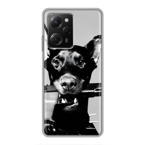 Чехол с рисунком «Опасный доберман» для Xiaomi POCO X5 Pro (5G) Чехол с рисунком «Опасный доберман» для Xiaomi POCO X5 Pro (5G)