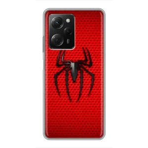 Чехол Супергерой Человека Паука на Xiaomi POCO X5 Pro (5G) (Паук марвел)
