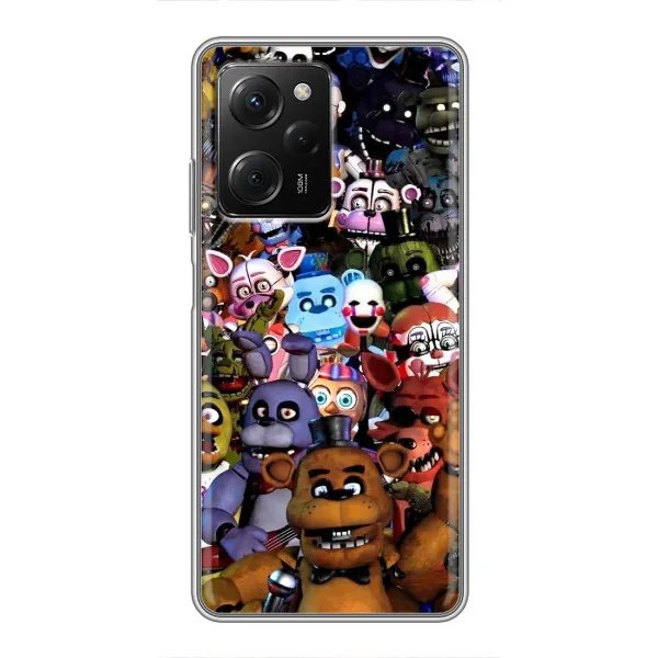 Чехол с рисунком «Персонажи Фредди» для Xiaomi POCO X5 Pro (5G) Чехол с рисунком «Персонажи Фредди» для Xiaomi POCO X5 Pro (5G)