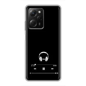 Чохол з картинками на чорному фоні для Xiaomi POCO X5 Pro (5G) (Плеєр)