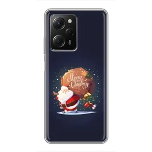 Чехол Санта Клаус для Xiaomi POCO X5 Pro (5G) (Подарки от Санты)