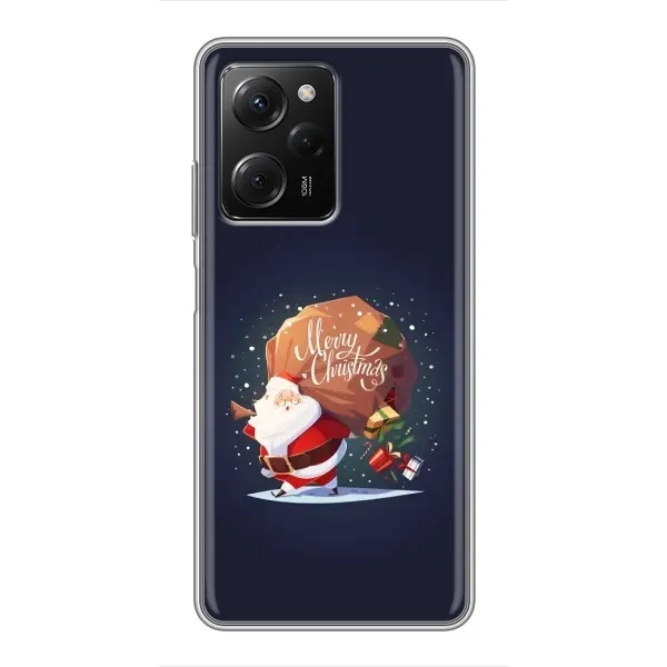 Чехол с рисунком «Подарки от Санты» для Xiaomi POCO X5 Pro (5G)
