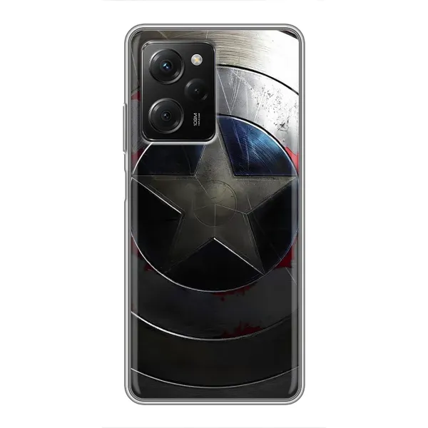 Чехол с рисунком «Ретро Щит Капитана» для Xiaomi POCO X5 Pro (5G) Чехол с рисунком «Ретро Щит Капитана» для Xiaomi POCO X5 Pro (5G)