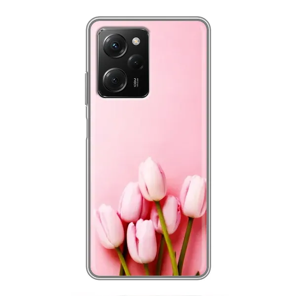 Чехол с рисунком «Розовые тюльпаны» для Xiaomi POCO X5 Pro (5G) Чехол с рисунком «Розовые тюльпаны» для Xiaomi POCO X5 Pro (5G)