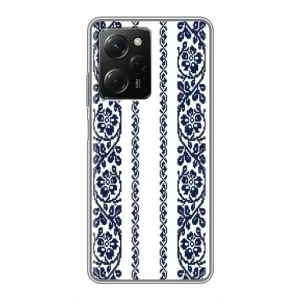 Силіконовый Чохол на Xiaomi POCO X5 Pro (5G) з картинкой Вишиванки (Синя вишиванка)