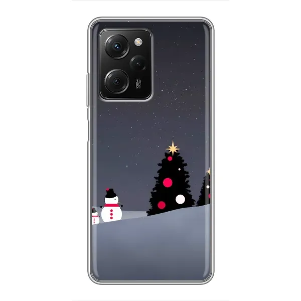 Чехол с рисунком «Снеговички» для Xiaomi POCO X5 Pro (5G) Чехол с рисунком «Снеговички» для Xiaomi POCO X5 Pro (5G)