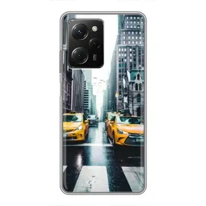 Силиконовый бампер (Работники) на Xiaomi POCO X5 Pro (5G) (Такси)