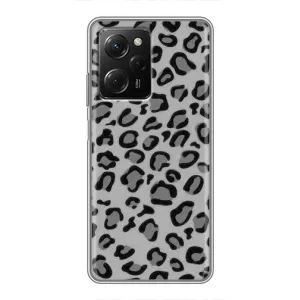 Чехол с леопардовым принтом на Xiaomi POCO X5 Pro (5G) (Темный леопрад)