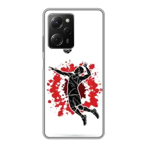 Чехлы с принтом Спортивная тематика для Xiaomi POCO X5 Pro (5G) (Волейболист)