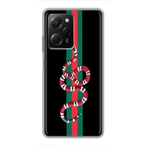 Чохли бренд ГУЧЧІ для Xiaomi POCO X5 Pro (5G) (Змій Гуччі)