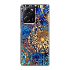 Чохли з сенсом на Xiaomi POCO X5 Pro (5G) (Золоті узори)