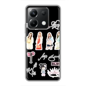 Чехлы с картинкой для Xiaomi POCO X6 5G (Арт блэкпинг)