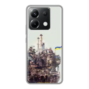 Чехлы на военную тематику для Xiaomi POCO X6 5G (Азовсталь)