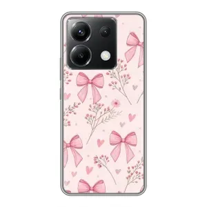 Чехол банты для Xiaomi POCO X6 5G (Банты с цветами)