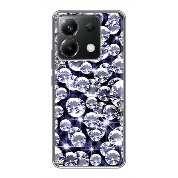 Чехол с рисунком «Бриллианты» для Xiaomi POCO X6 5G Чехол с рисунком «Бриллианты» для Xiaomi POCO X6 5G