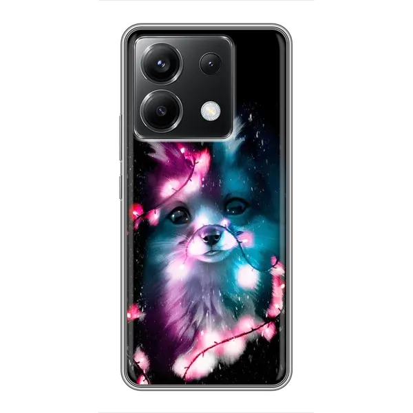 Чехол с рисунком «Черная Лиса» для Xiaomi POCO X6 5G Чехол с рисунком «Черная Лиса» для Xiaomi POCO X6 5G