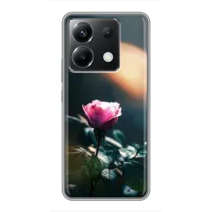 Чехлы с принтом Розочки для Xiaomi POCO X6 5G (Цветок ночной)