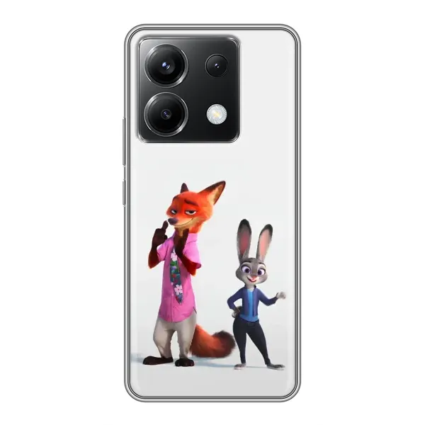 Чехол с рисунком «Джуди и Ник» для Xiaomi POCO X6 5G Чехол с рисунком «Джуди и Ник» для Xiaomi POCO X6 5G