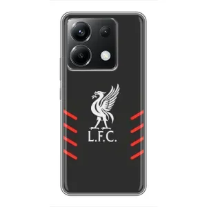 Силиконовые Чехлы принт Футбол на Xiaomi POCO X6 5G (Эмблема Liverpool)