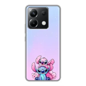 Чехол с рисунком Стич для Xiaomi POCO X6 5G (Энджл и Стич)