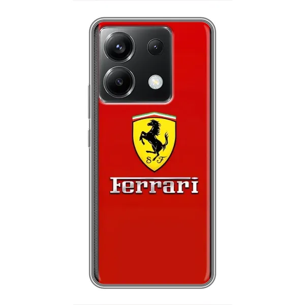Чехол с рисунком «Ferrari Logo» для Xiaomi POCO X6 5G Чехол с рисунком «Ferrari Logo» для Xiaomi POCO X6 5G
