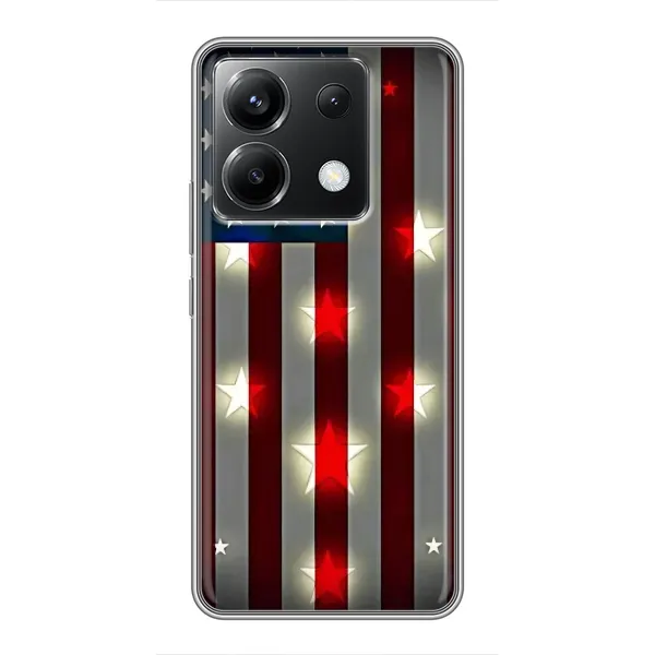 Чехол с рисунком «Флаг США 2» для Xiaomi POCO X6 5G
