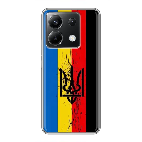 Чехол с рисунком «Флаг УПА» для Xiaomi POCO X6 5G Чехол с рисунком «Флаг УПА» для Xiaomi POCO X6 5G
