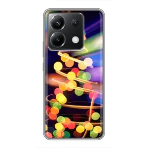 Чохол новорічна ялинка на Xiaomi POCO X6 5G (Гірлянди)