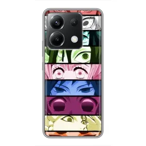 Силиконовые чехлы с глазами Anime для Поко Х6 (5G) (Глаза Хашира)