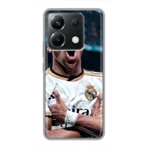 Чехол (TPU) с Футболистом на Xiaomi POCO X6 5G (Гол Мбаппе)