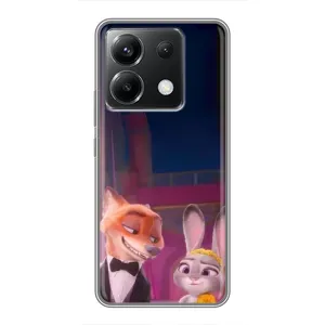 Силиконовый чехол с принтом Зоотрополіс для Xiaomi POCO X6 5G (Главные герои)