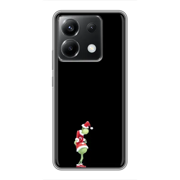 Чехол с рисунком «Гринч на чорном» для Xiaomi POCO X6 5G Чехол с рисунком «Гринч на чорном» для Xiaomi POCO X6 5G