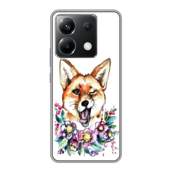 Чехол с рисунком «Хитрая лиса» для Xiaomi POCO X6 5G Чехол с рисунком «Хитрая лиса» для Xiaomi POCO X6 5G