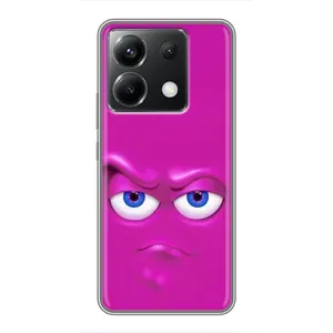 Силиконовые Чехлы (смешные стикеры) для Xiaomi POCO X6 5G (Хитрая мордочка)