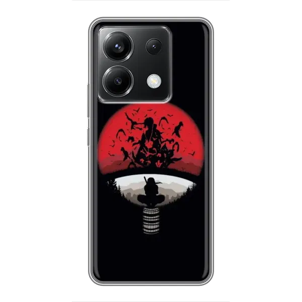 Чехол с рисунком «Итачи на черном» для Xiaomi POCO X6 5G