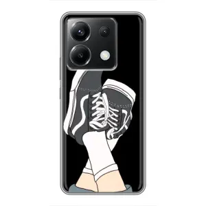 Чехол с Прикольным принтом на Xiaomi POCO X6 5G (Кеды)