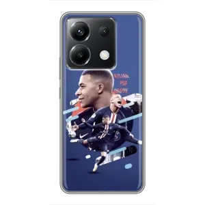 Чехол (TPU) с Футболистом на Xiaomi POCO X6 5G (Килиан)