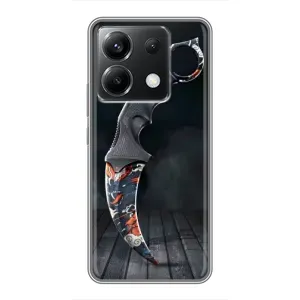 Чехол с рисунком «Кинжал КС ГО» для Xiaomi POCO X6 5G