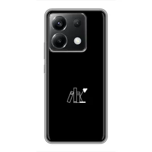 Чохол з картинками на чорному фоні для Xiaomi POCO X6 5G (Книжки)