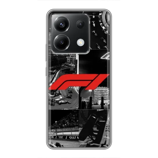 Чехол с рисунком «Коллаж Формула 1» для Xiaomi POCO X6 5G Чехол с рисунком «Коллаж Формула 1» для Xiaomi POCO X6 5G