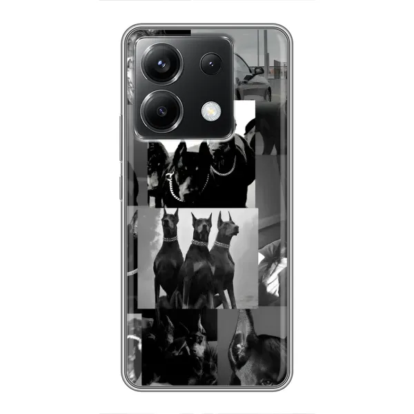 Чехол с рисунком «Коллаж Доберман» для Xiaomi POCO X6 5G Чехол с рисунком «Коллаж Доберман» для Xiaomi POCO X6 5G