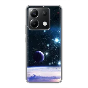 Чехол (ТПУ) с планетами на Xiaomi POCO X6 5G (Космический вид)