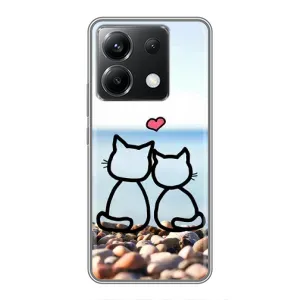 Силиконовые Чехлы Любимому человеку для Xiaomi POCO X6 5G (Котейки)