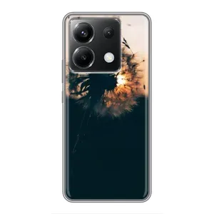 Силиконовый Чехол с одуванчиками на Xiaomi POCO X6 5G (Красивый одуванчик)