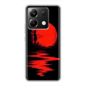 Летний Чехол на Xiaomi POCO X6 5G (Красный Закат)