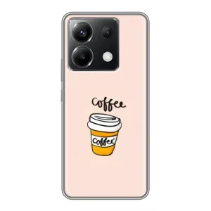 Чехол с изображением вкусной еды для Xiaomi POCO X6 5G (Кружка кофе)